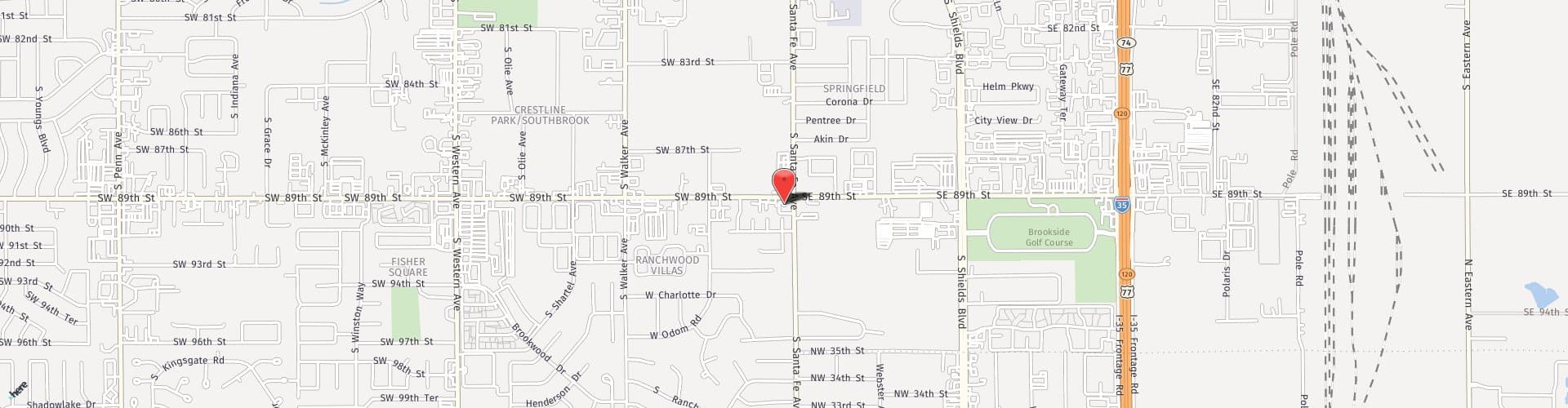 Location Map: 8 SW 89th Street Oklahoma City, OK 73139